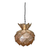 Vintage pink mother-of-pearl pendant light