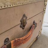 Old suitcase travel trunk early 1900s