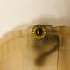 Art Deco glass hanging basin