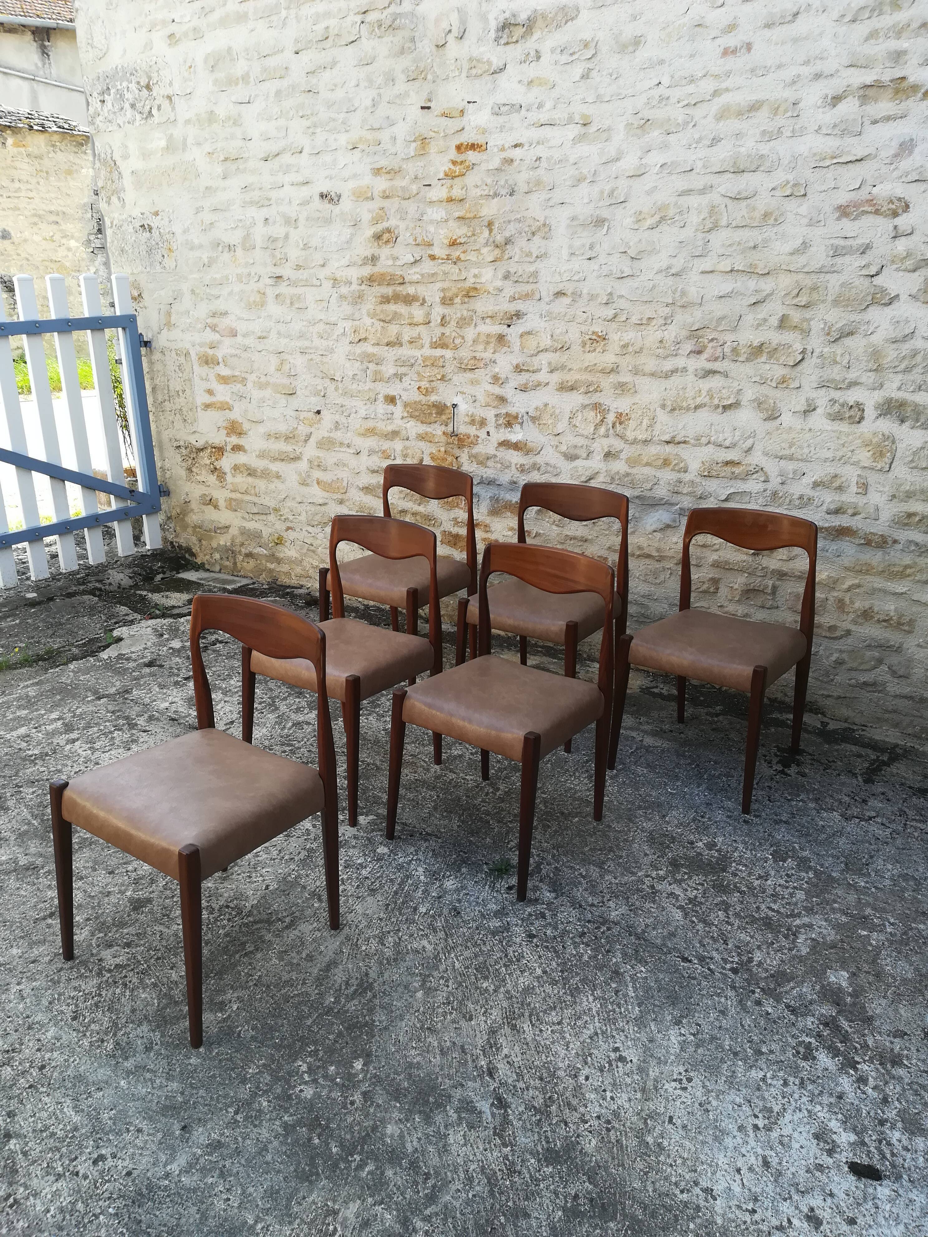 Scandinavian teak chairs