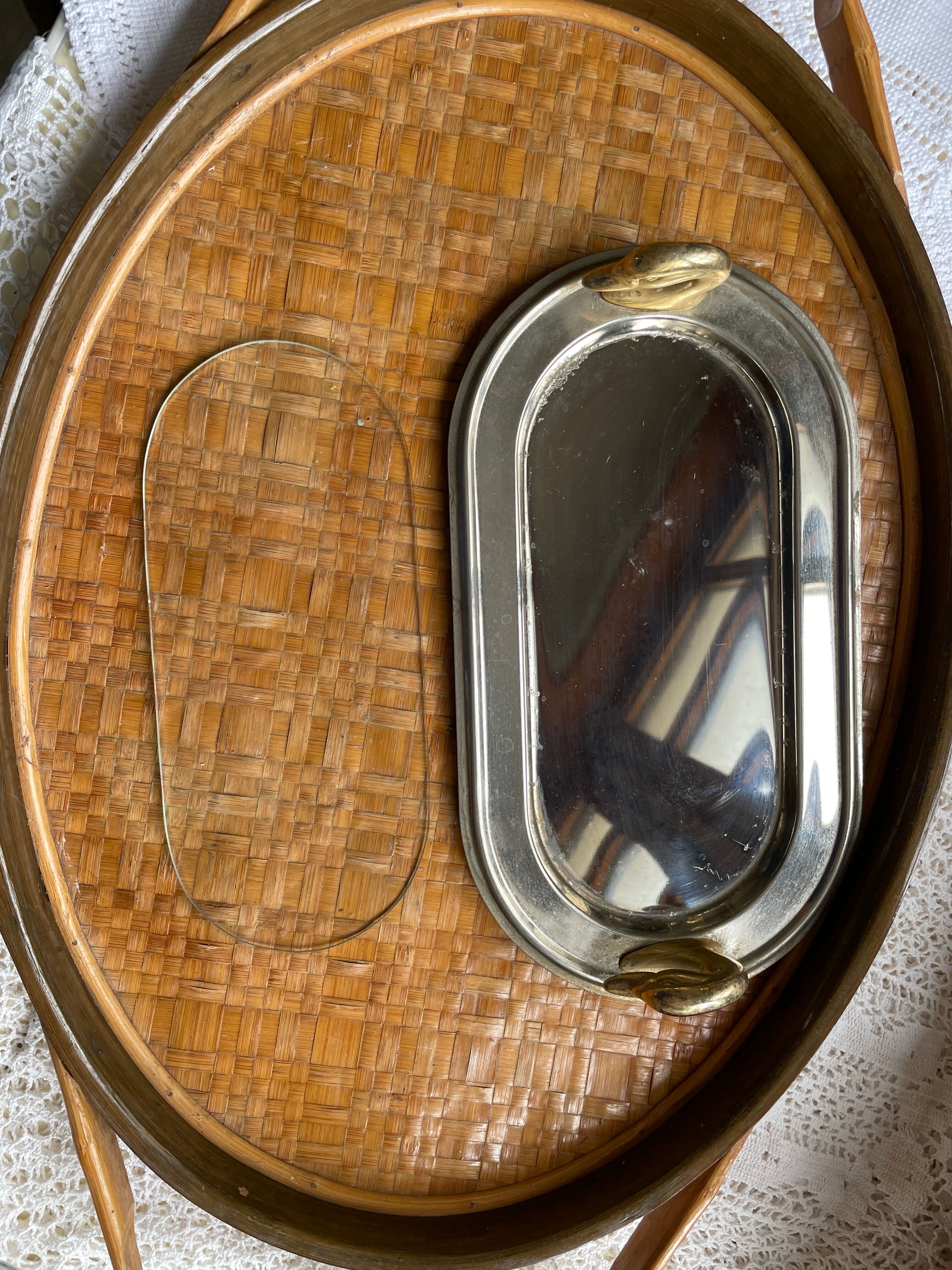 Silver plated tray