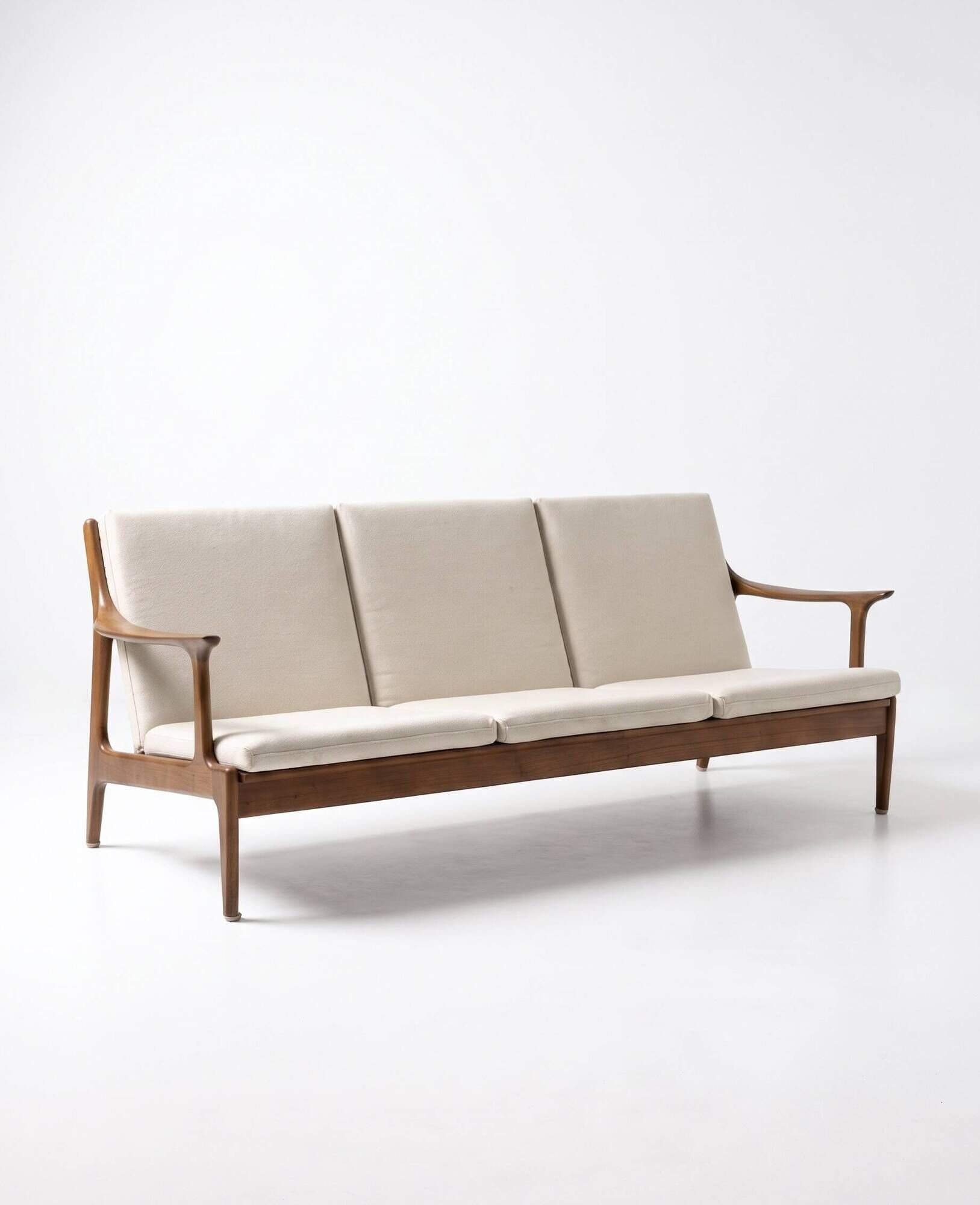 Danish three-seater sofa by Edvard Valentinsen for Fraska - 1960