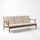Danish three-seater sofa by Edvard Valentinsen for Fraska - 1960