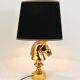 Sculptural Hollywood Regency table lamp in the shape of a horse from the 1970s.