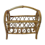 Vintage bamboo magazine holder