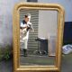 Golden mirror from the louis-philippe period in perfect condition