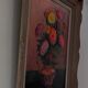 Still Life with Flowers Oil painting on panel signed Louis Morel