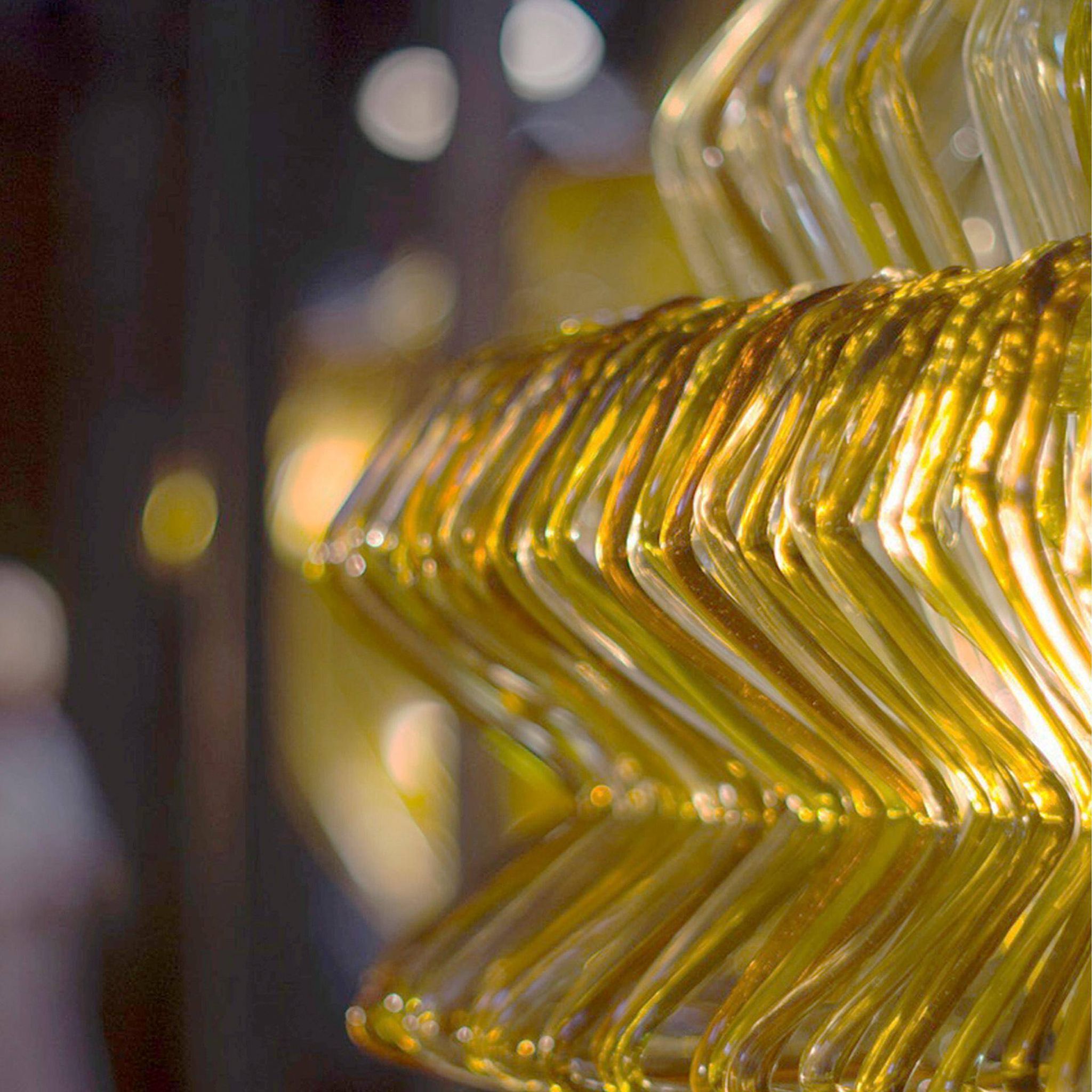 Contemporary Jacopo Foggini Mod Brilli Gold Methacrylate Italian Chandelier
