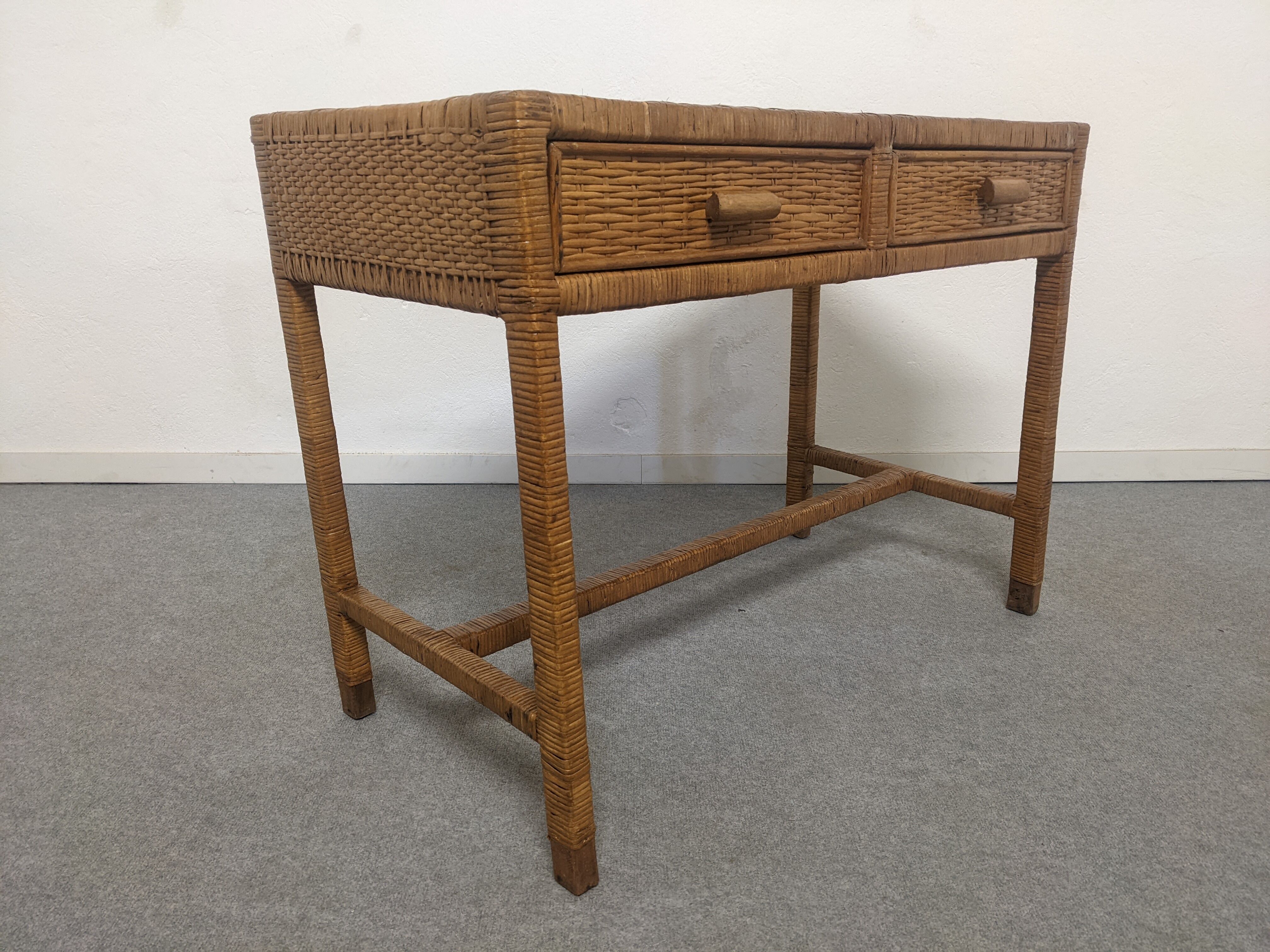 Rattan console from the 50s/60s