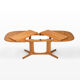 Vintage extendable dining table in beech wood