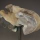 Sculpture abstraite brutaliste en bois et métal sculptés, années 1970