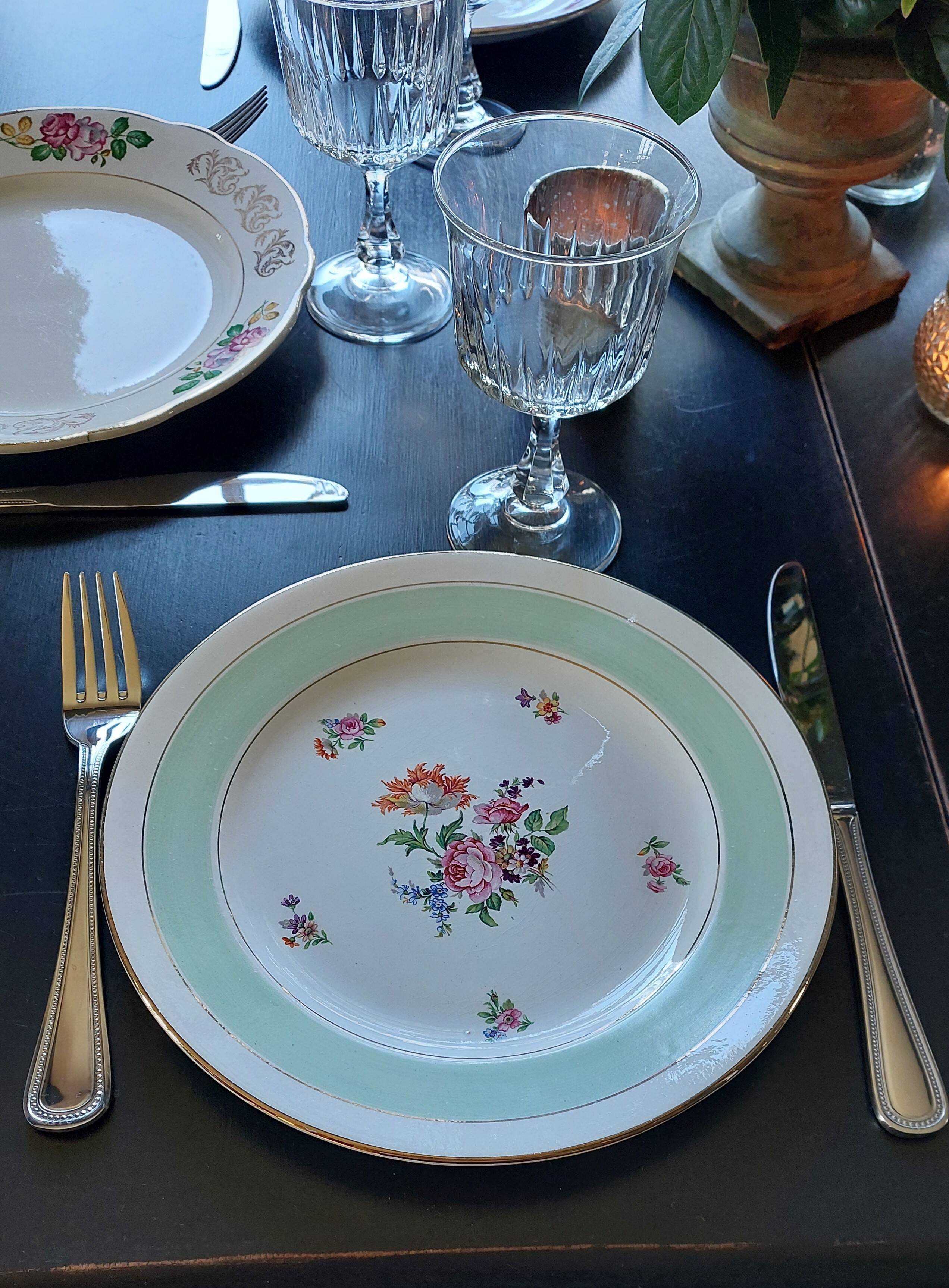 Mismatched lot 10 stamped plates