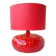 Red ceramic lamp