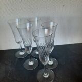 Set of flute glasses