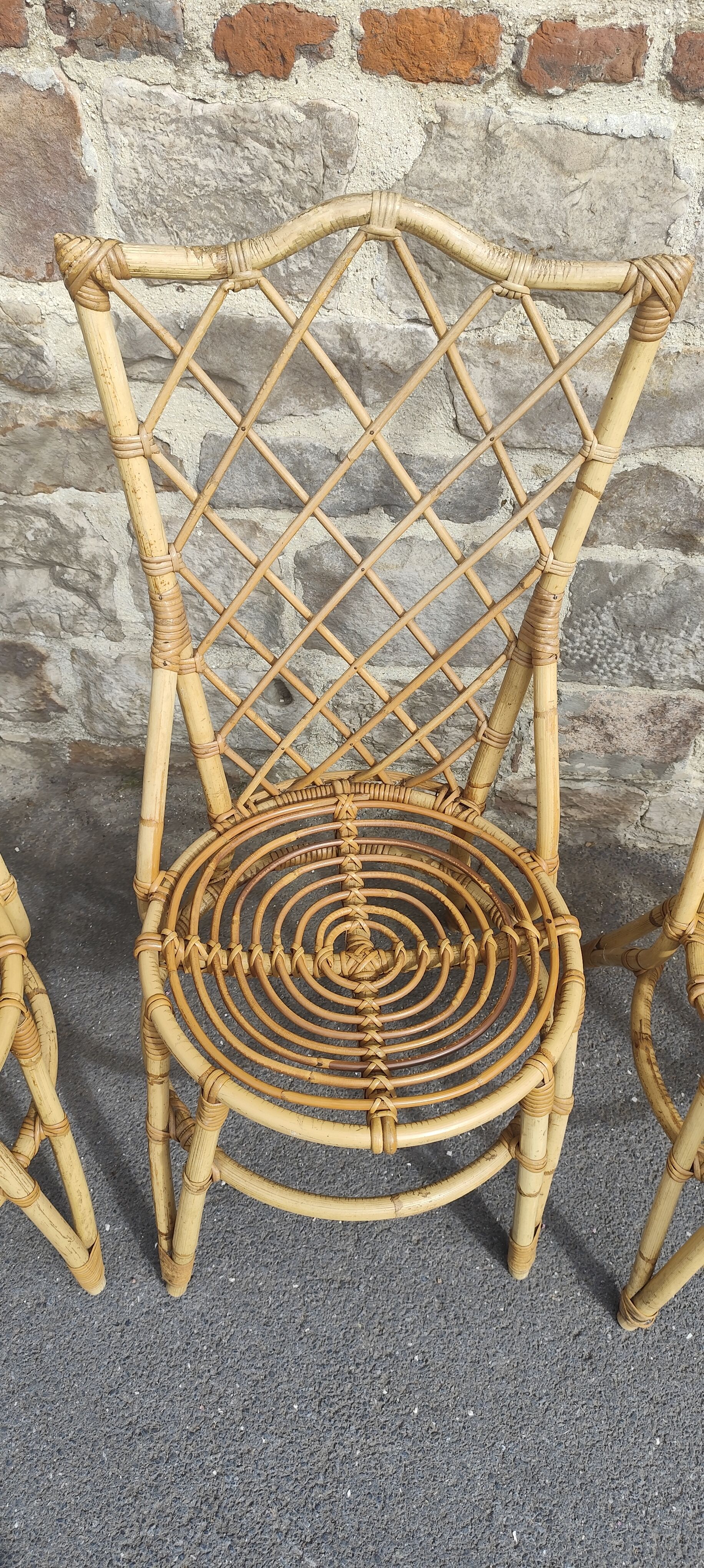 Lot de 4 chaises Louis Sognot