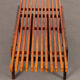 Eastern European slatted coffee table, František Mezulanik