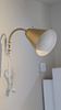 AJH Swedish brass adjustable wall lights