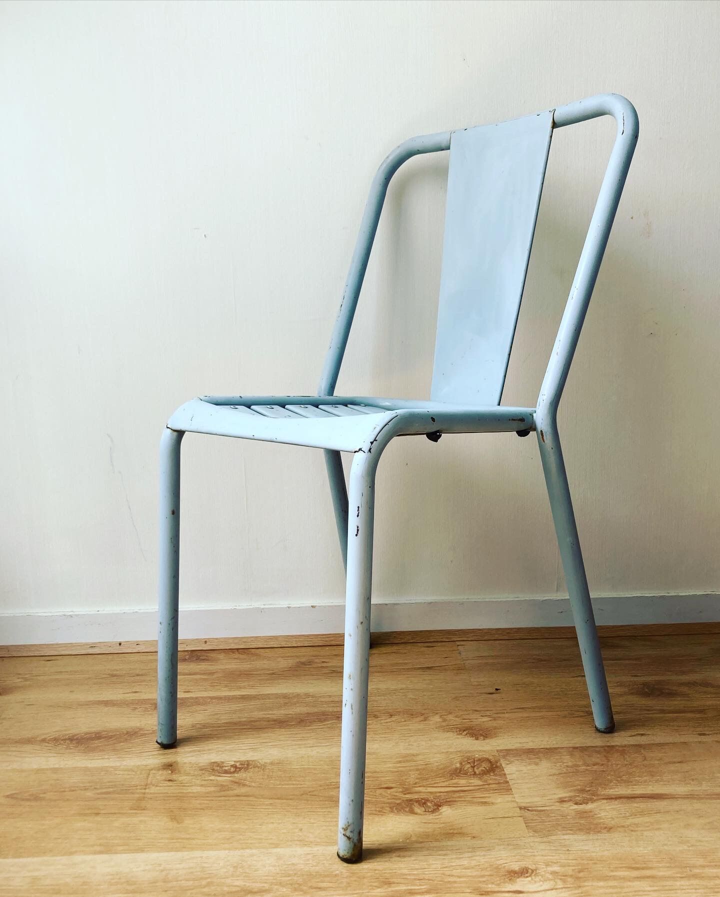 Set of three Tolix chairs