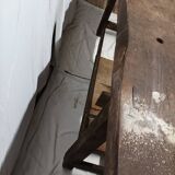 Old vintage wooden workbench