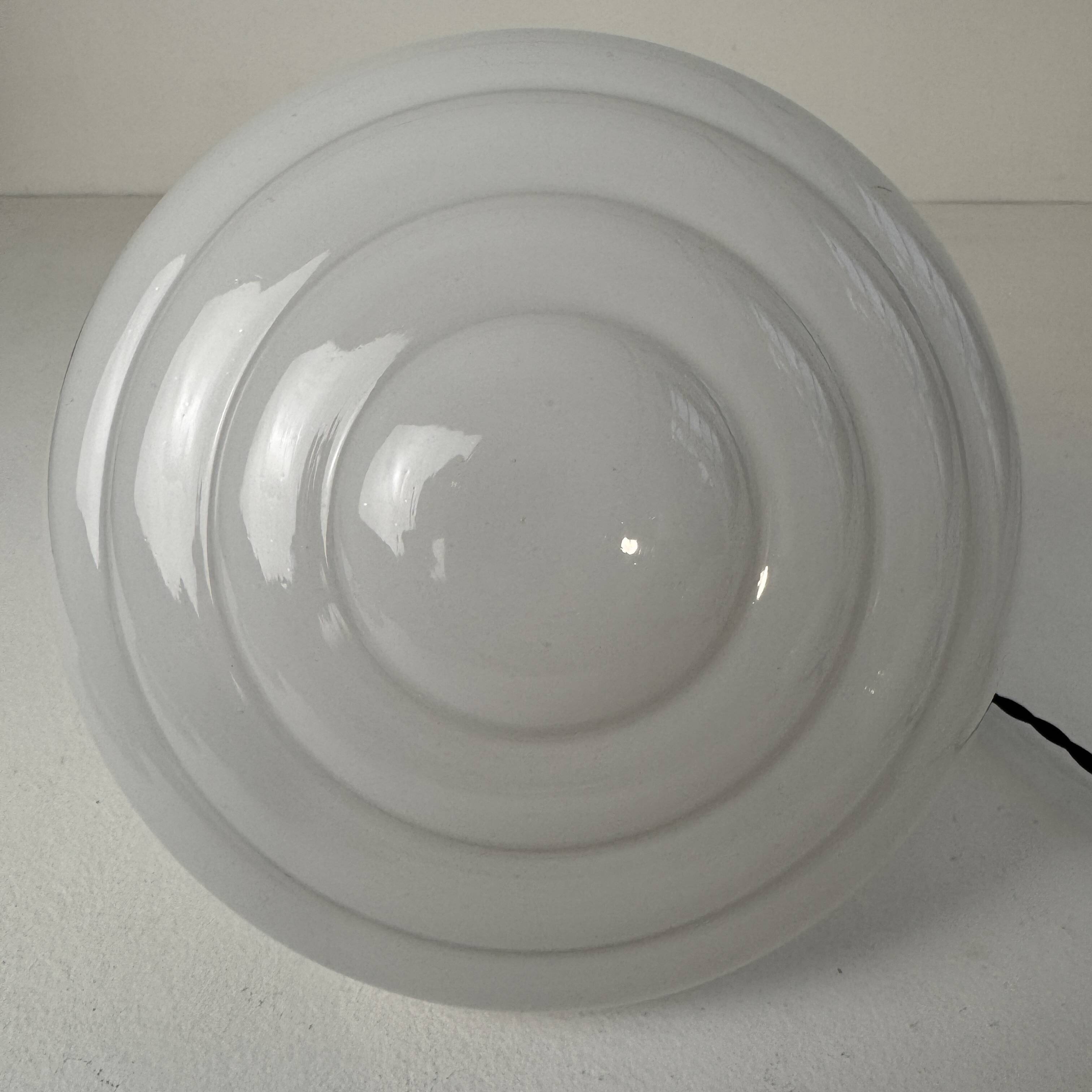 Vintage Art Deco opaline pendant light