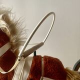 Vintage Sulky horse tricycle in wood and plush