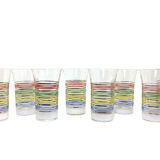 Set de 8 verres des fifties H12cm