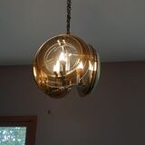 Chrome and glass hanging
