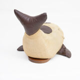 Vintage whale therapeutic toy by Renate Müller for H. Josef Leven, Sonneberg, 1960s