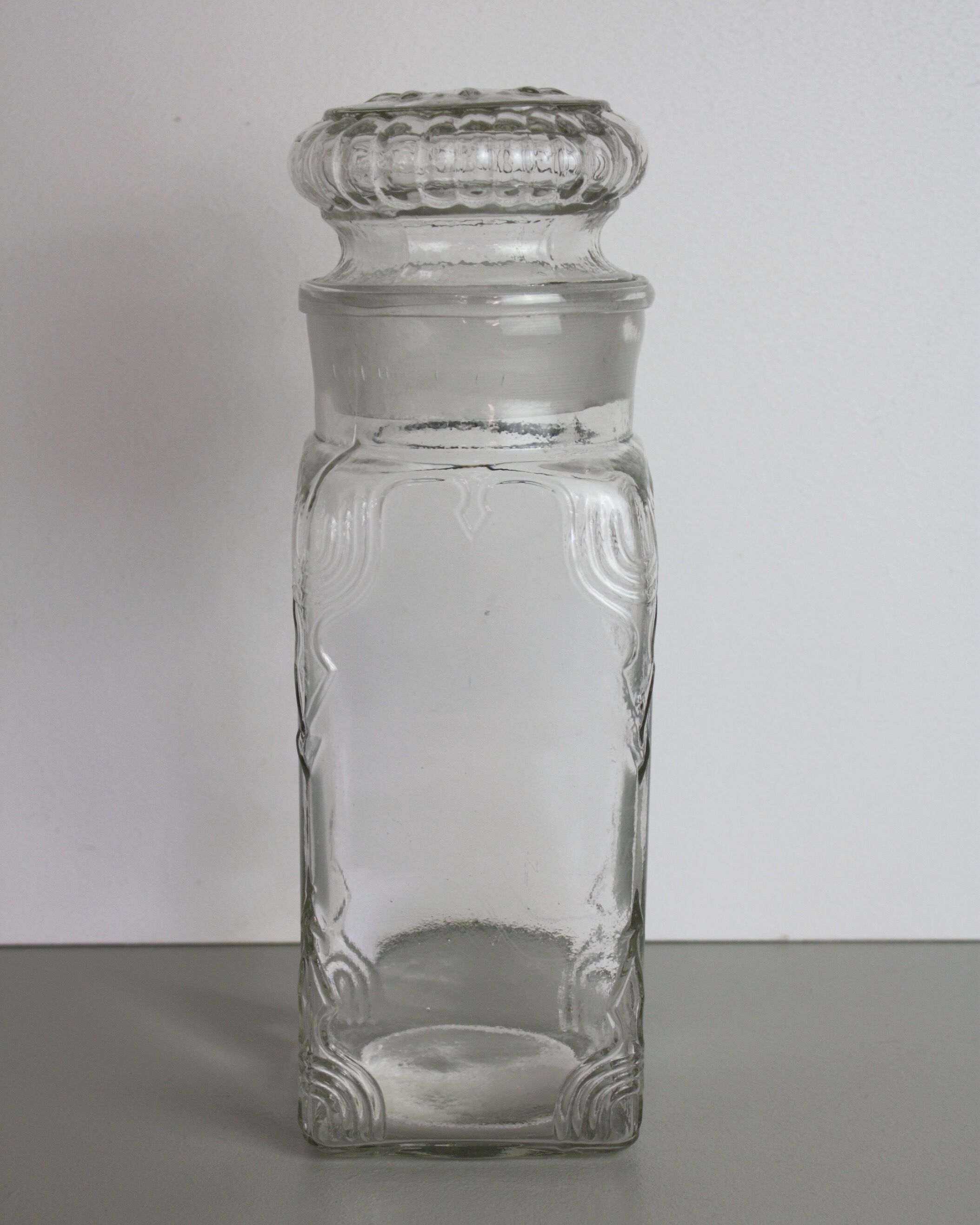 Glass jar or candy box