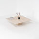 XL travertine coffee table