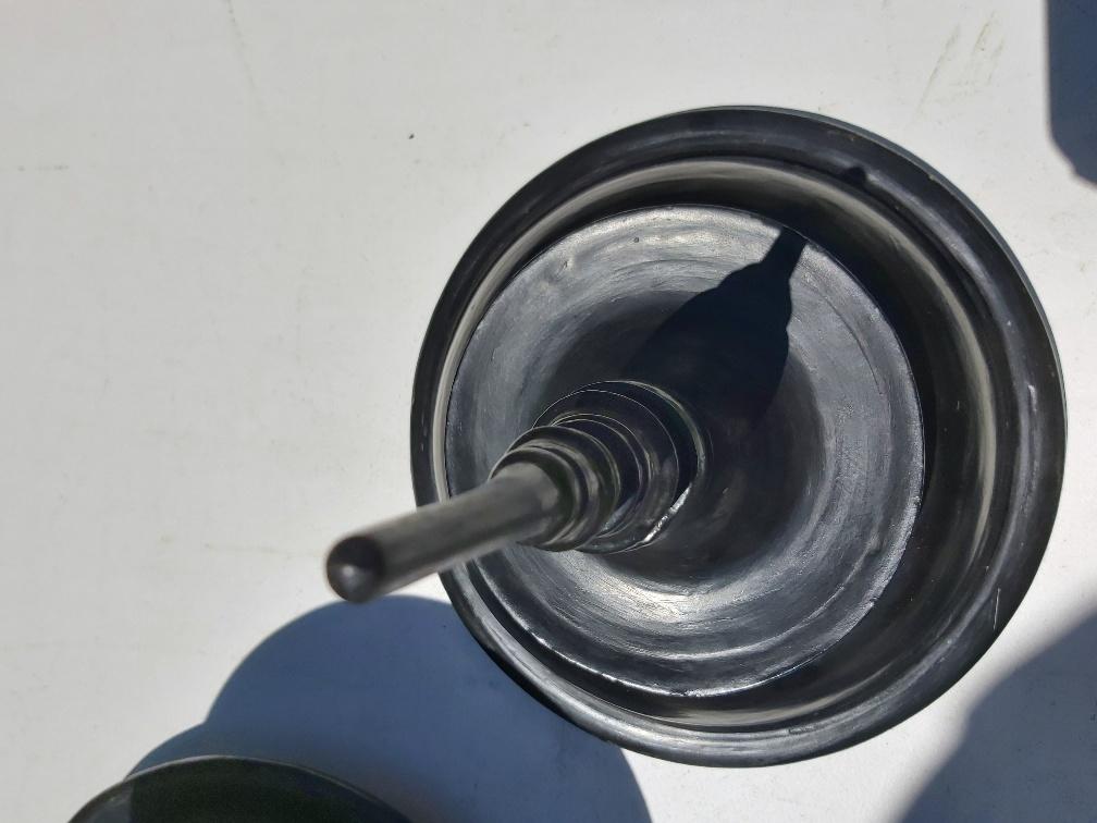 Ancient Burmese laywood offering pot