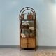 Rattan shelf on legs (refurbished)