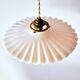 Suspension in pleated opaline 1950