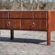 Mahogany commode attributed to Ernst Kühn, Denmark, 1930s