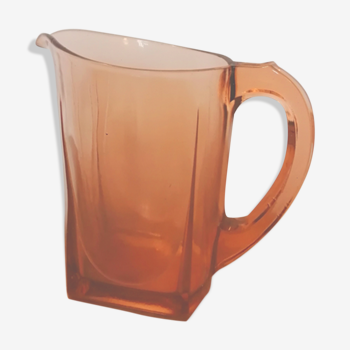 Glass pitcher, 50s