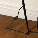 Tripod floor lamp with side table 1960