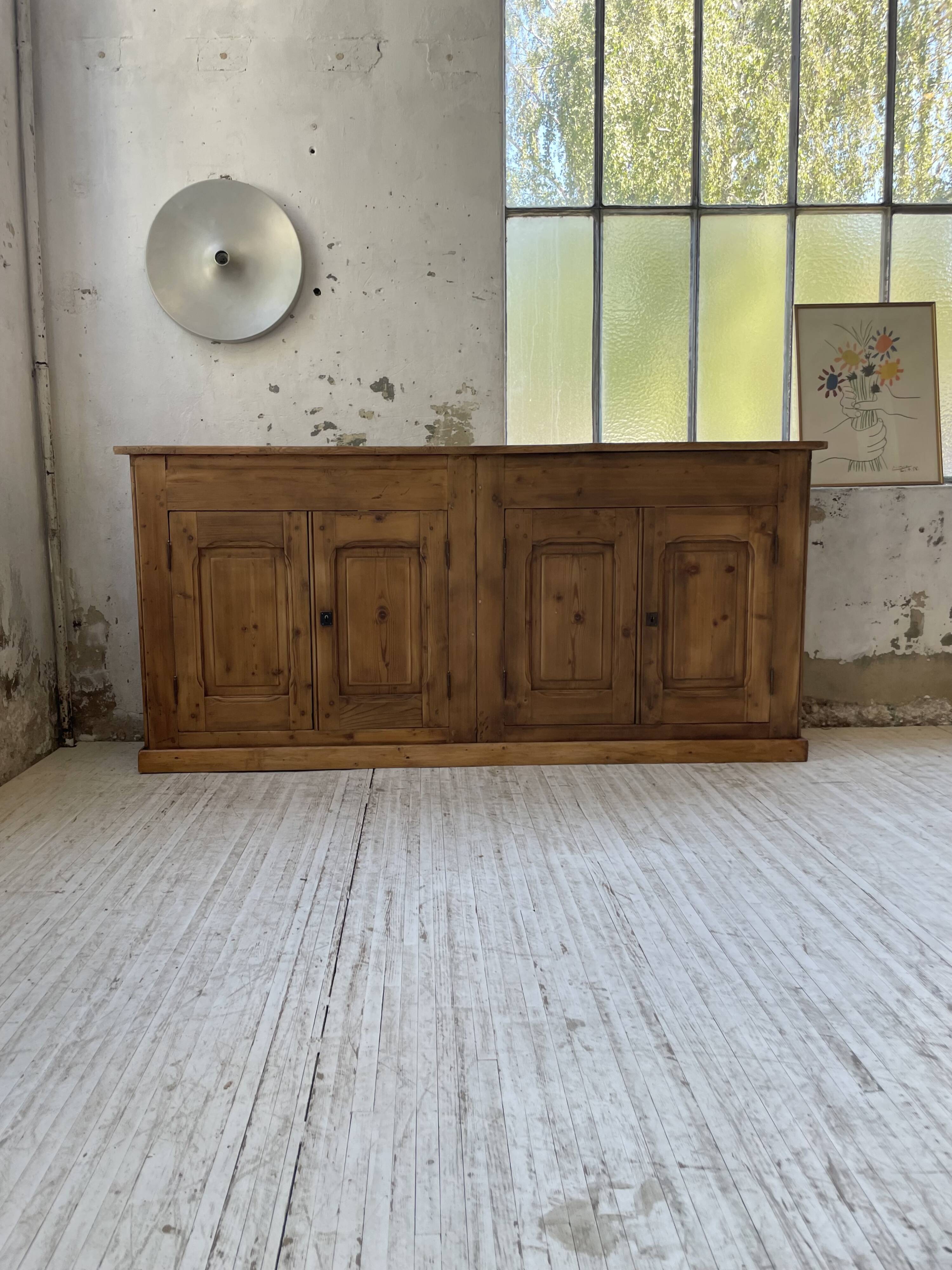 2m pine craft furniture sideboard