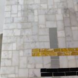 Table basse vintage mosaïque