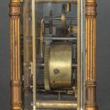 Clock Tiffany & Co New York officer's clock skeleton columns