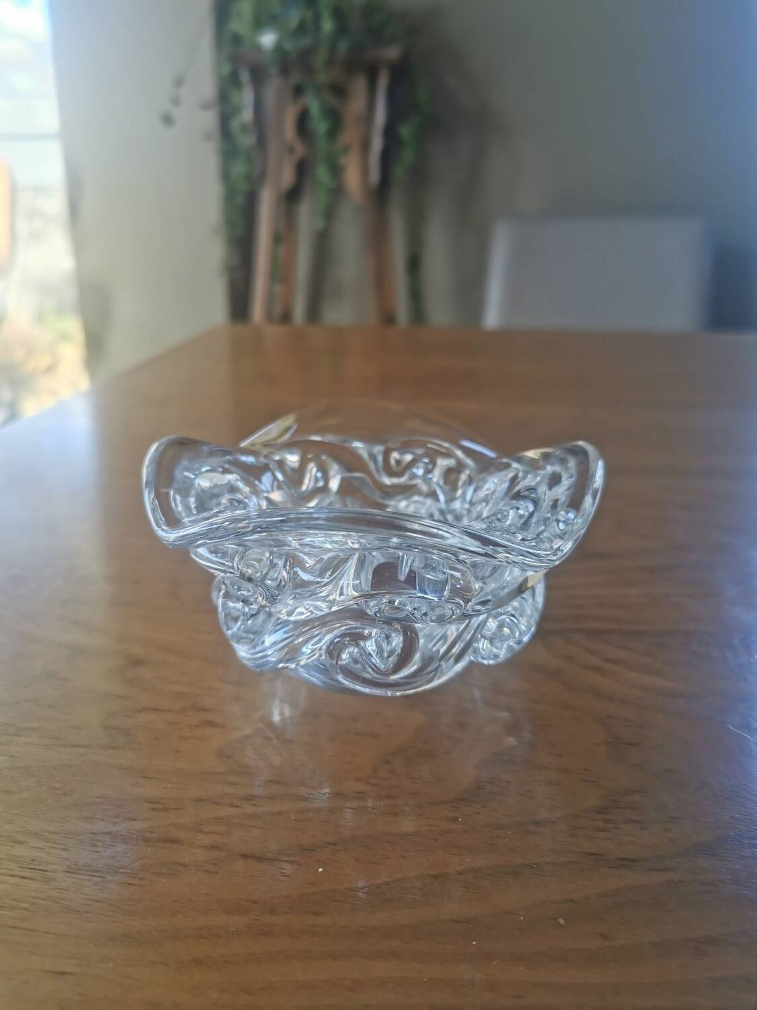 Baccarat crystal pocket emptier