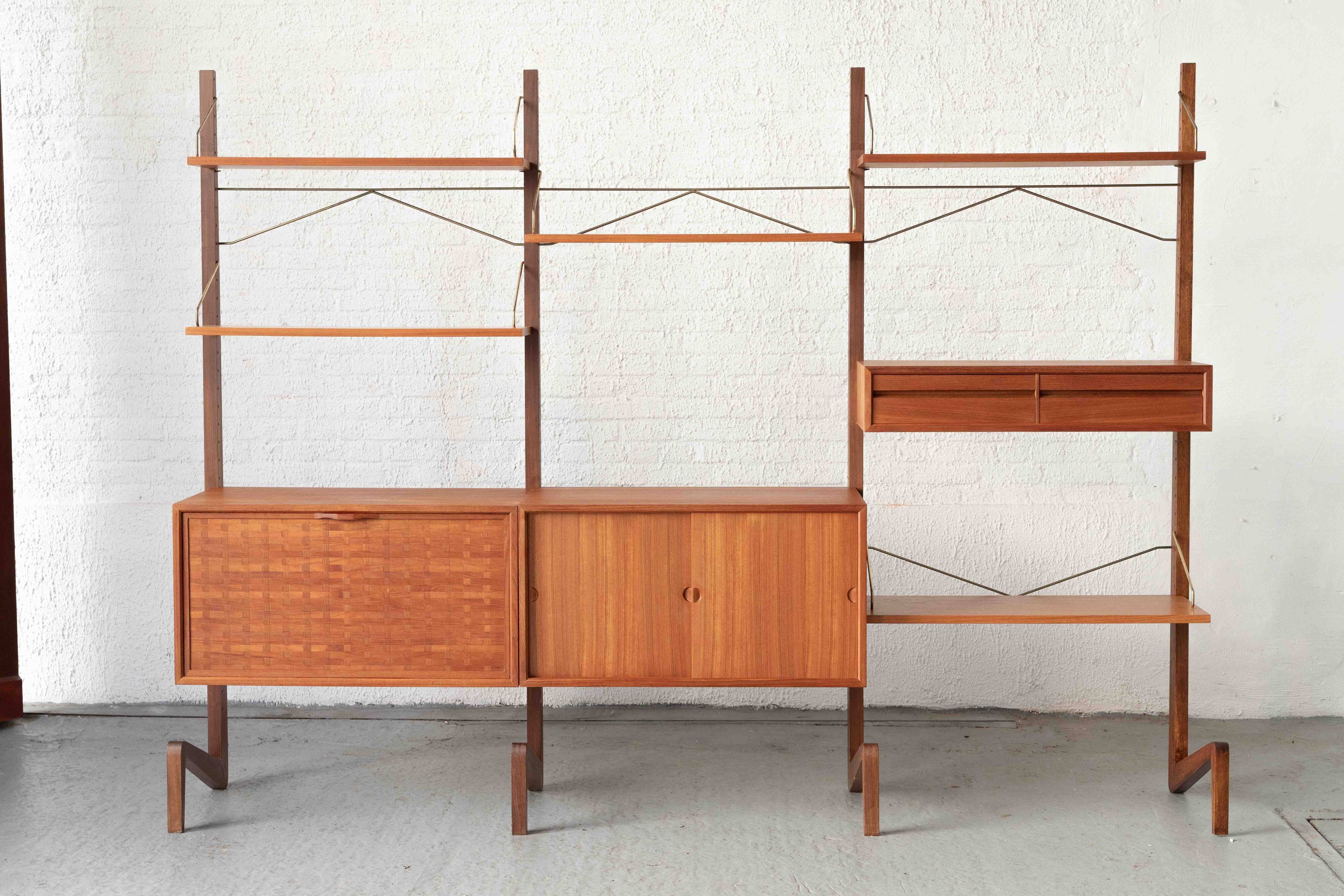 Freestanding wall unit by P. Cadovius, Denmark, 1960's