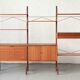Freestanding wall unit by P. Cadovius, Denmark, 1960's