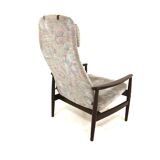 Scandinavian beech armchair, Sweden, 1960