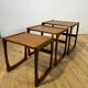 Nested tables Quadrille in teak G Plan, 1960s