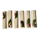 6 ceramic knive holders fruit decoration