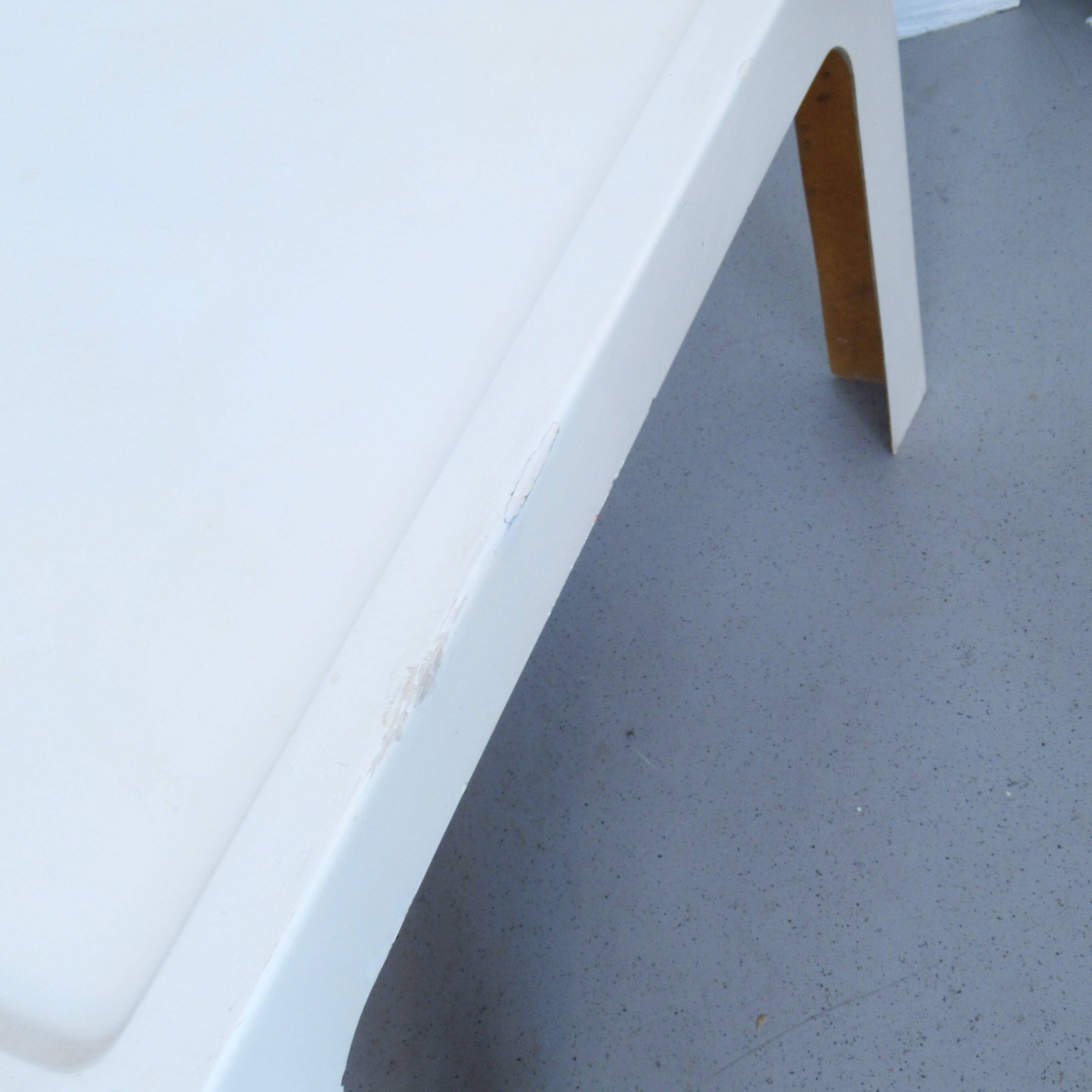 Kostka 70s square fiberglass coffee table