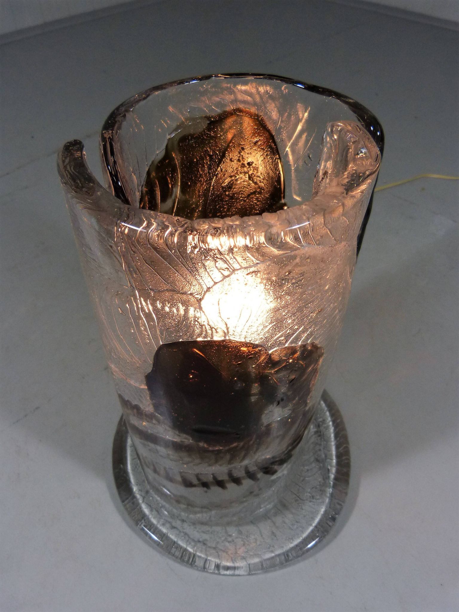 Lampe de table Mazzega, Italie, années 1960