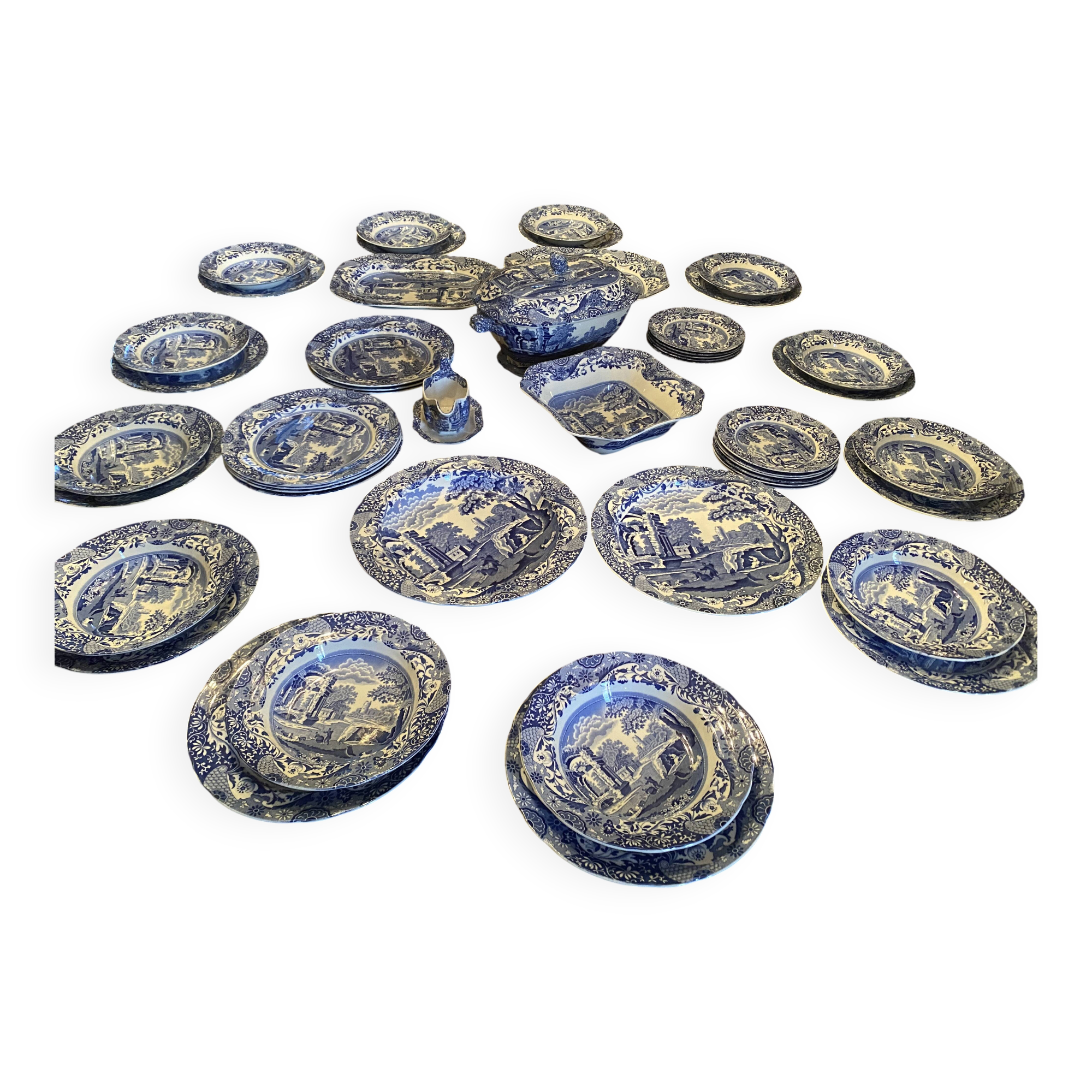 English porcelain service