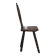 Chaise de vestibule Black Forrest en bois sculpté 19ème siècle