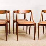 SERIES OF 6 SCANDINAVIAN TEAK CHAIRS BY JOHANNES ANDERSEN